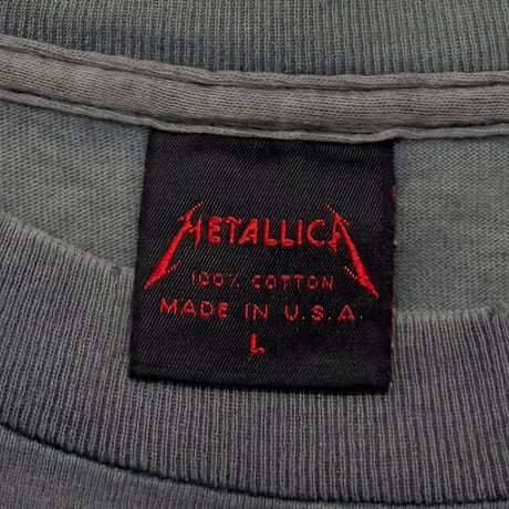 METALLICA PUSHEAD WHERVER I MAY ROAM METALLICA TAG LARGE 5532