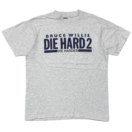 DIE HARD 2 MOVIE PROMO ONEITA XL ASH GREY 0287