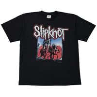 Slipknot 2000 FRONT RED JUMPSUIT BACK BARCODE BLUE GRAPE XL 0884
