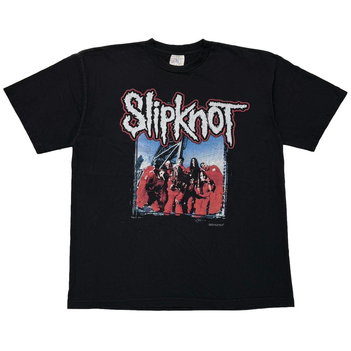 Slipknot 2000 FRONT RED JUMPSUIT BACK BARCODE B
