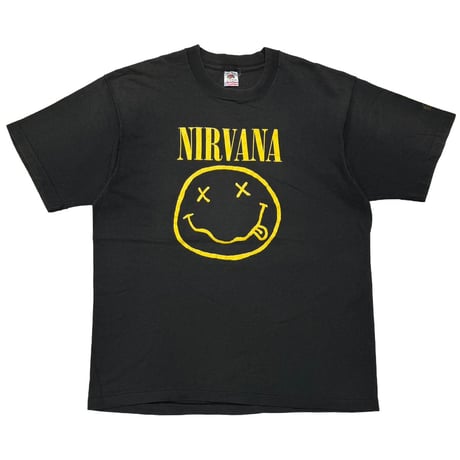NIRVANA SMILE DGC ARM PRINT FRUIT OF THE LOOM XL 1328