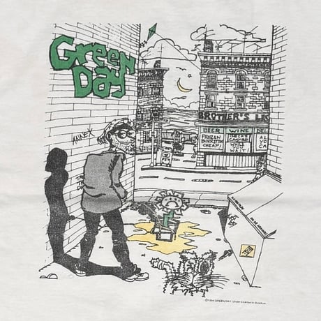 GREEN DAY 1994 PISSING IN THE ALLEY WHITE BROCKUM LARGE 0665