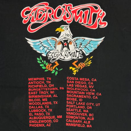 AEROSMITH NINE LIVES AERO FORCE ONE 1993 GIANT BY ANVIL XL 8716