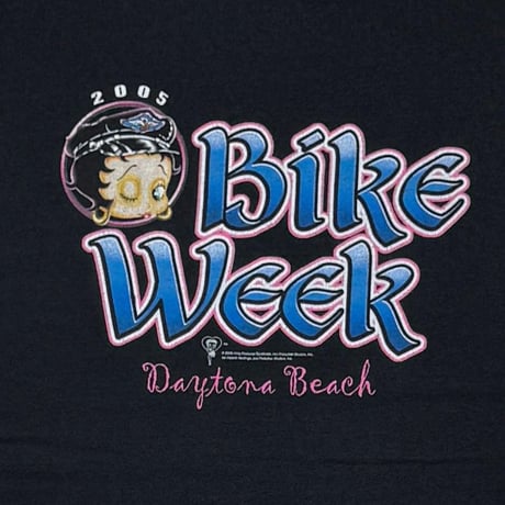BETTY BOOP 64TH ANNUAL BIKE WEEK DAYTONA BEACH 2005 GILDAN XL 9102