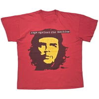 RAGE AGAINST THE MACHINE CHE GUEVARA  FADED RED FITS XL 4387