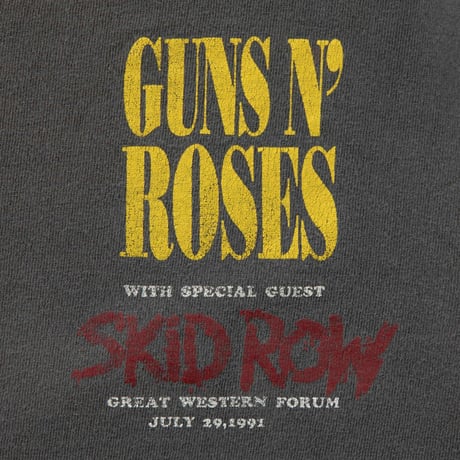 GUNS N' ROSES SPECIAL GUEST SKID ROW FITS LARGE 1351