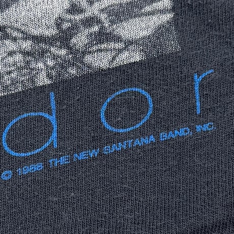 CARLOS SANTANA BLUCE FOR SAVADOR 1988 HANES LARGE 0849