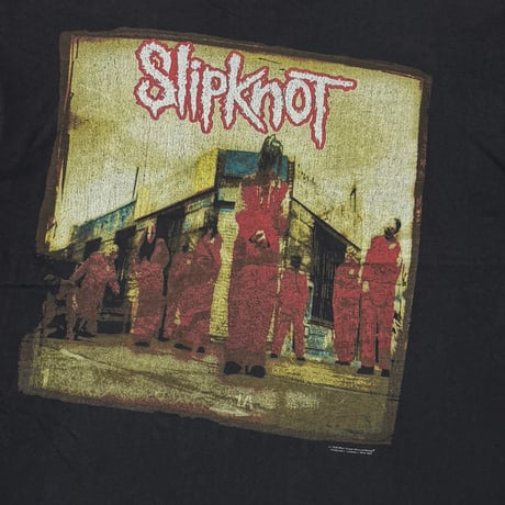 Slipknot 1999 RED COVERALL MEMBER SQUARE BACK TRIPLE TRIBAL BLUE GRAPE LARGE 7507