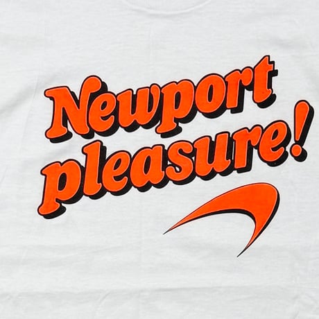 Newport ORANGE TEXT pleasure! FRUIT OF THE LOOM LARGE 2456