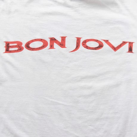BON JOVI SUPERMAN TATTOO 1995 WHITE BROCKUM LARGE 1401