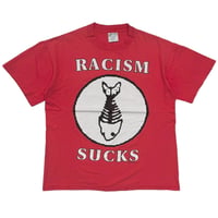 FISHBONE RACISM SUCKS RED BROCKUM LARGE 3894