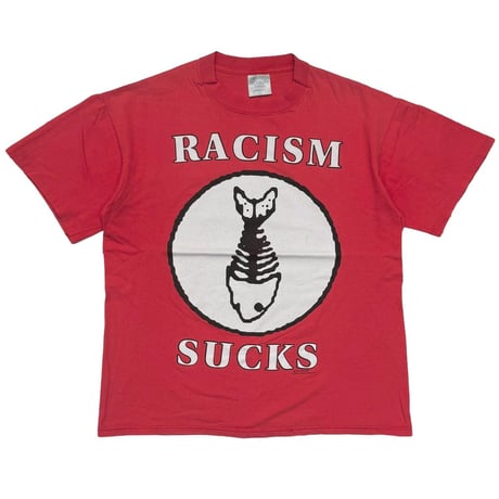 FISHBONE RACISM SUCKS RED BROCKUM LARGE 3894
