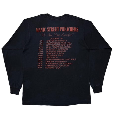 MANIC STREET PREACHERS WE ARE YOUR SACRIFICE LS BLACK SCREEN STARS XL 3611