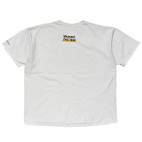 DISNEY VINTAGE 4 MICKEY DOUBLE SIDE WHITE FITS XL 1808