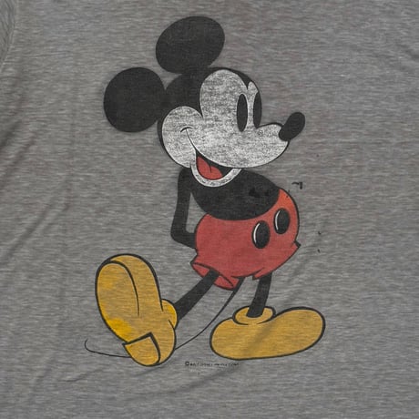 DISNEY VINTAGE CLASSIC MICKEY ASH GREY FITS LARGE 0524