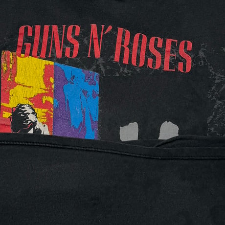 GUNS N' ROSES METALLICA 1992 SLEEVELESS BLACK BROCKUM LARGE 0641