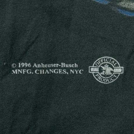 Budweiser 3FROGS BEER BOTTLE GREEN TULTEX LARGE 2050