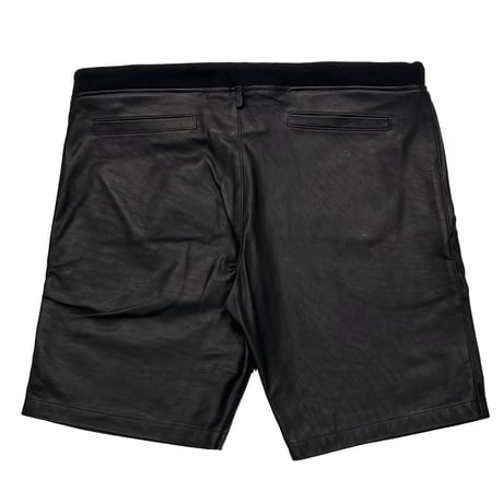 greatLAnd ORIGINAL AXL LEATHER SHORTS BLACK