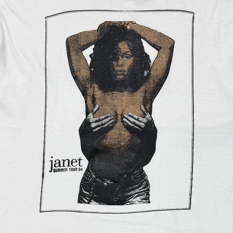 JANET JACKSON SUMMER TOUR 1994 BOOTLEG WHITE FITS XL 1273