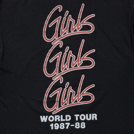 MOTLEY CRUE BAD BOYS WORLD TOUR 1987-88 SCREENSTARS XL 1353