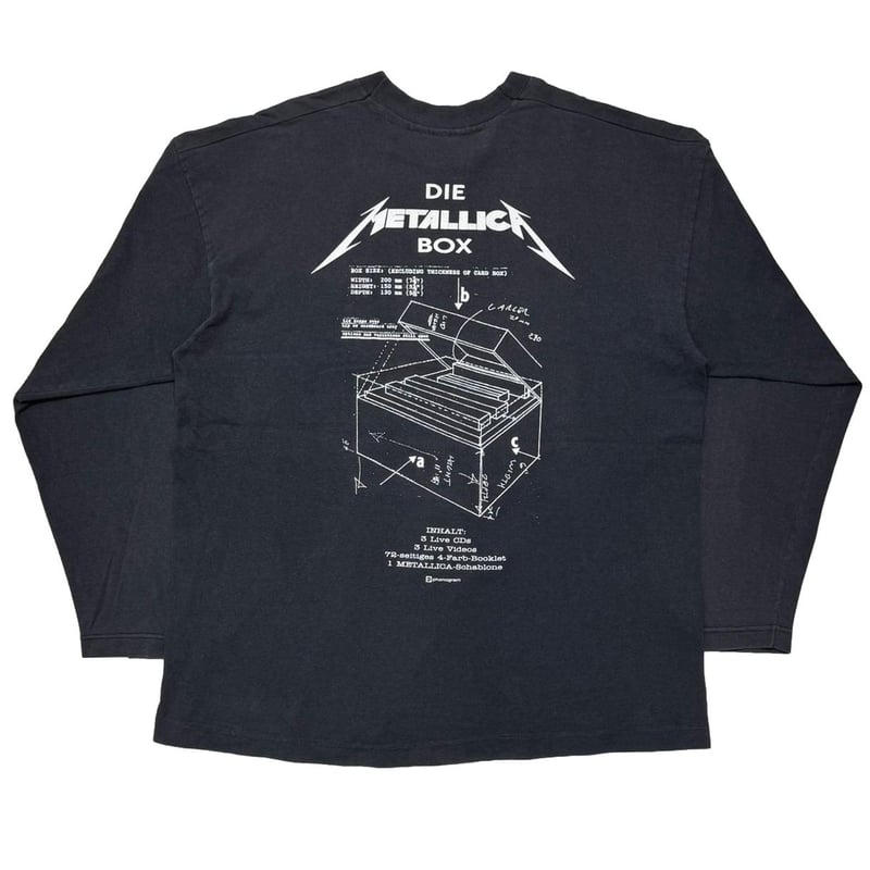 METALLICA LIVE SHIT BINGE & PURGE LS FITS XL 92