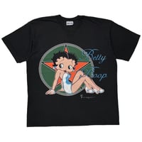 BETTY BOOP 1995 OVAL STAR WHITE DRESS JERRY LEIGH TAG FITS XL 9023