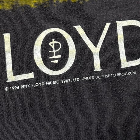 PINK FLOYD SUN DIAL NORTH AMERICAN TOUR BROCKUM XL 1475