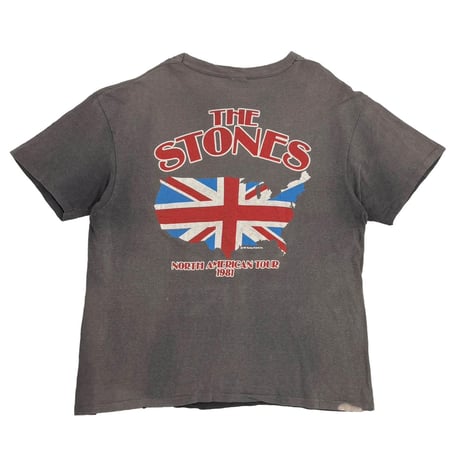 THE ROLLING STONES AMERICAN FLAG TONGUNE NORTH AMERICAN TOUR 1981 FITS LARGE 1383