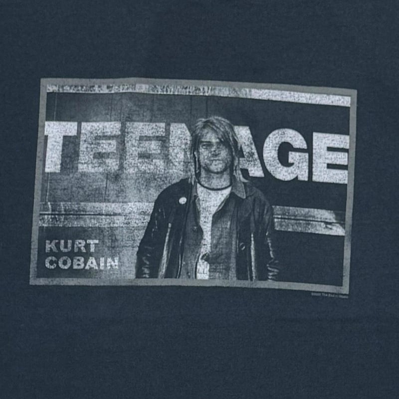 ミュージシャン NIRVANA  COBAIN TEENAGE VINTAGE 2002 NIRVANA KURT COBAIN 2002 TEENAGE THE END OF MUS
