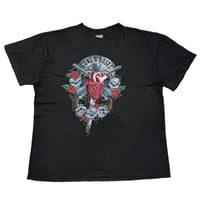 GUNS N' ROSES 1990 SKULL HEART EURO FITS XL 0792