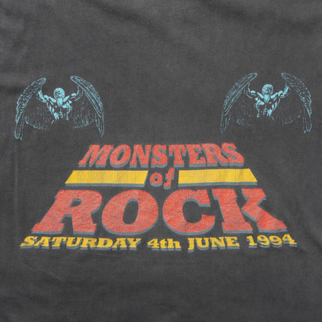 MONSTERS OF ROCK SATURDAY 4TH JUNE 1994 EURO MEDIUM 1595