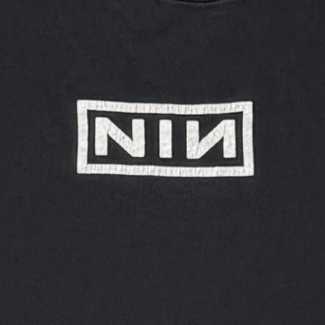 NINE INCH NAILS BOX LOGO HANES XL 0489