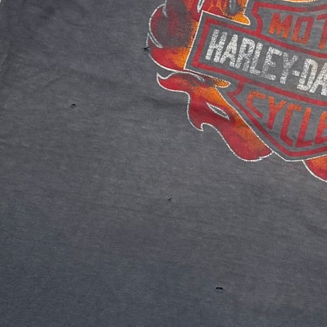 HARLEY DAVIDSON FLAMING EMBLEM LAS VEGAS HANES XL 0305