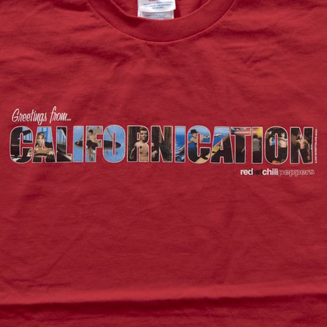RED HOT CHILI PEPPERS CALIFORNICATION 2000 RED TENNESSEE RIVER XL 9402