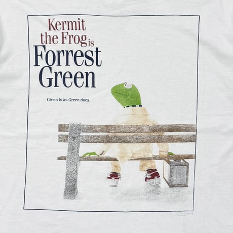 KERMIT THE FROG IS FORREST GREEN FOREST GUMP PARODY CHANGES XL 0481