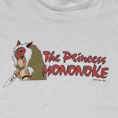 THE Princess MONONOKE 1997 MOVIE PROMO WHITE LARGE 9493