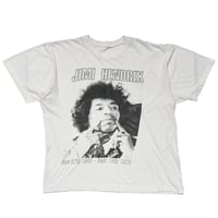 JIMI HENDRIX 1942-1970 MEMORIAL PORTRAIT WHITE FITS XL 2464