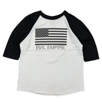 RAGE AGAINST THE MACHINE EVIL EMPIRE AMERICAN FLAG RAGLAN GIANT XL 2791