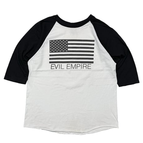 RAGE AGAINST THE MACHINE EVIL EMPIRE AMERICAN FLAG RAGLAN GIANT XL 2791