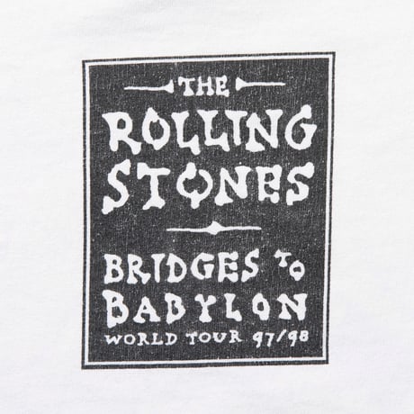 THE ROLLING STONES BRIDGES TO BABYLON WORLD TOUR 97/98 WHITE ANVIL LARGE 1568