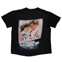 LEONARDO DICAPRIO RAP GRAPHIC TITANIC BLACK FITS LARGE 0626