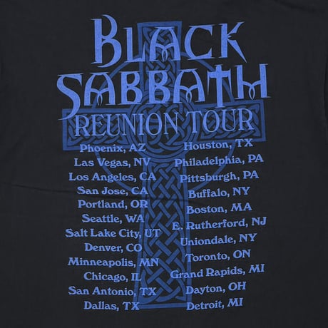 BLACK SABBATH REUNION TOUR T AMERICA XL 6896