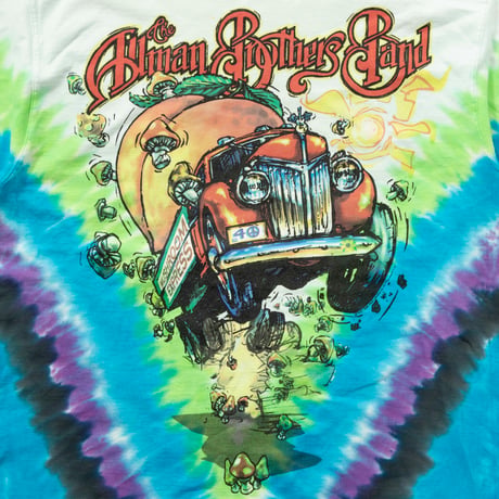 THE ALLMAN BROTHERS BAND TIE DYE LIQUID BLUE LARGE 1368