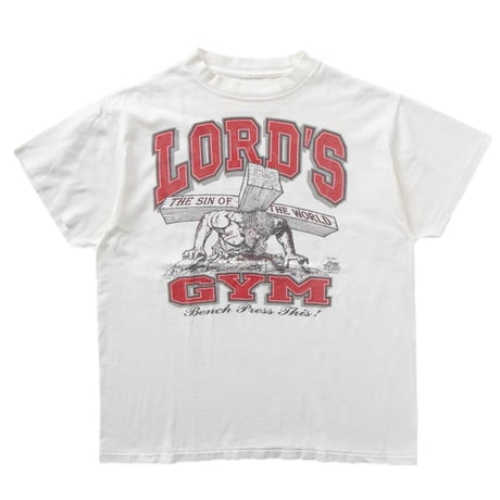 LORD'S GYM HIS PAIN YOUR GAIN WHITE FITS XL 0140