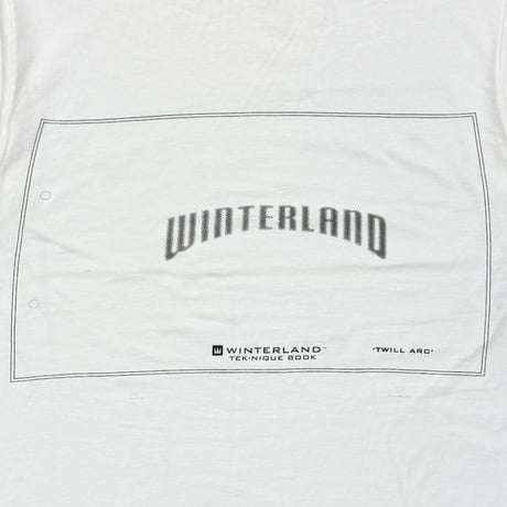 OLD&VINTAGE WINTERLAND LOGO TWILL ARC WHITE TULTEX LARGE A036