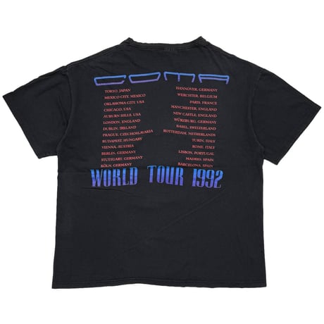 GUNS N' ROSES WORLD TOUR 1992 COMA BROCKUM XL 2433