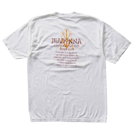 MADONNA DROWNED WORLD TOUR 2001 WHITE ALL SPORT LARGE 8076