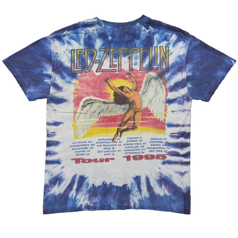 LED ZEPPELIN TOUR 1995 TIEDYE FITS XL 0895 | gr