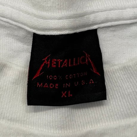 METALLICA WHEREVER I MAY ROAM STAGE SET WHITE METALLICA TAG XL 2969