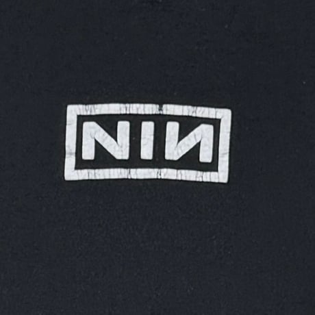 NINE INCH NAILS BOX LOGO FRUIT OF THE LOOM XL 4501